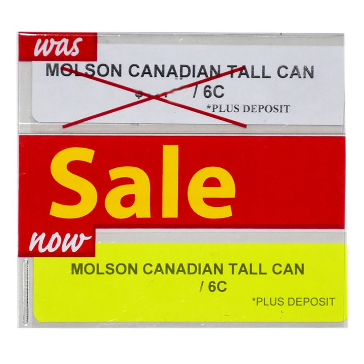 Double Sale Reusable Promo Tags 4" With Arrows