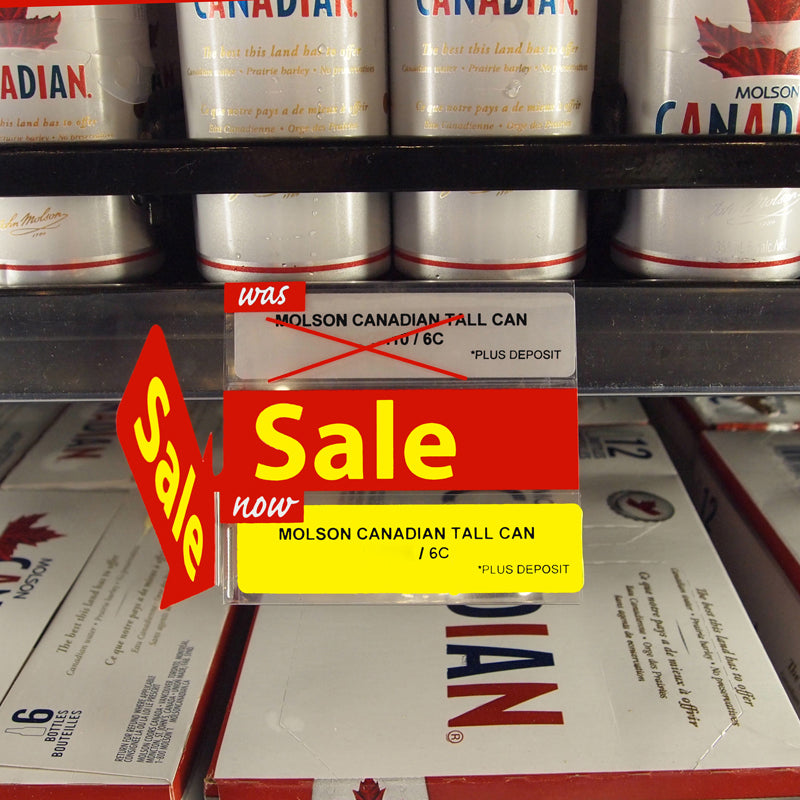 Double Sale Reusable Promo Tags 4" With Arrows
