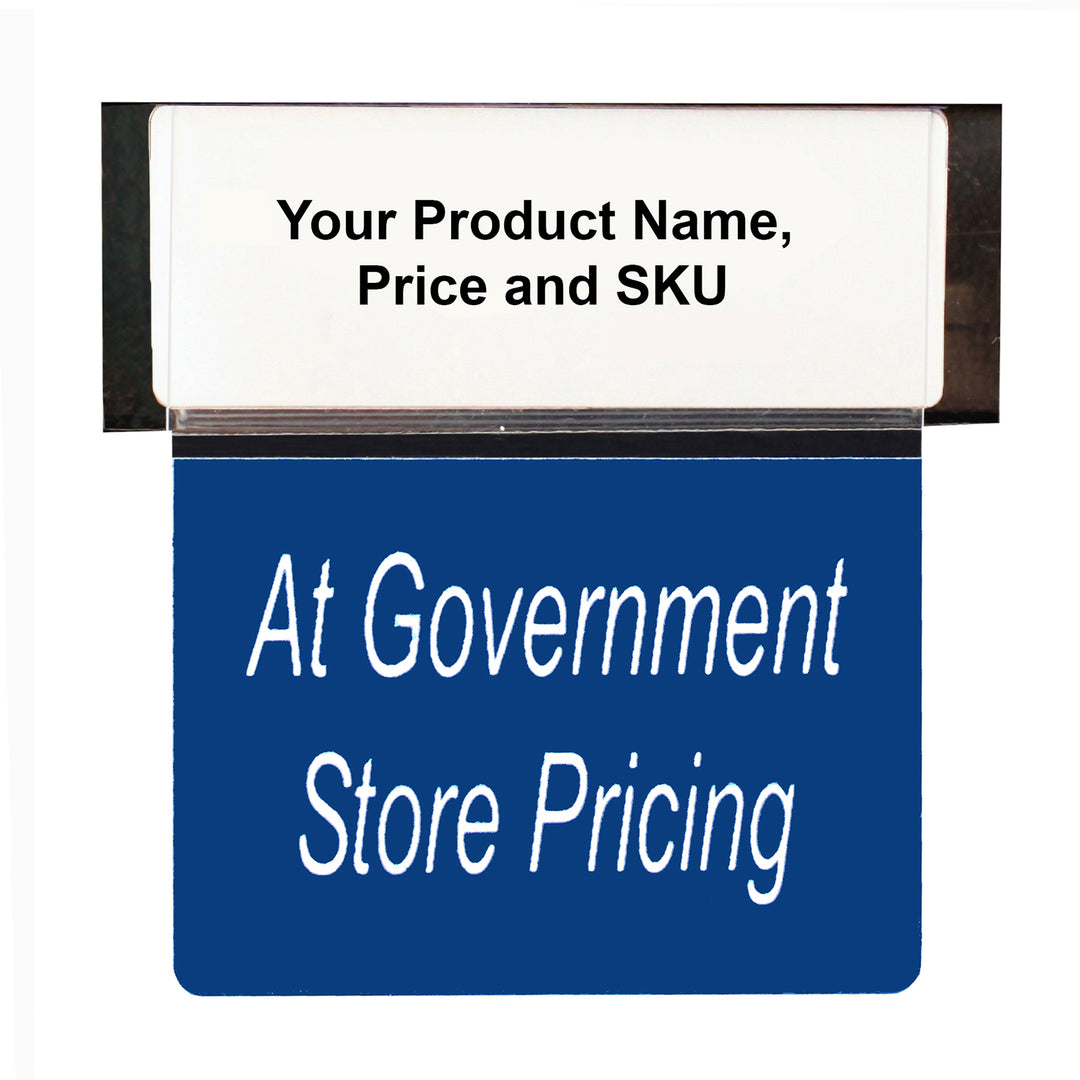 At Government Store Pricing Reusable Promo Tags - image 1