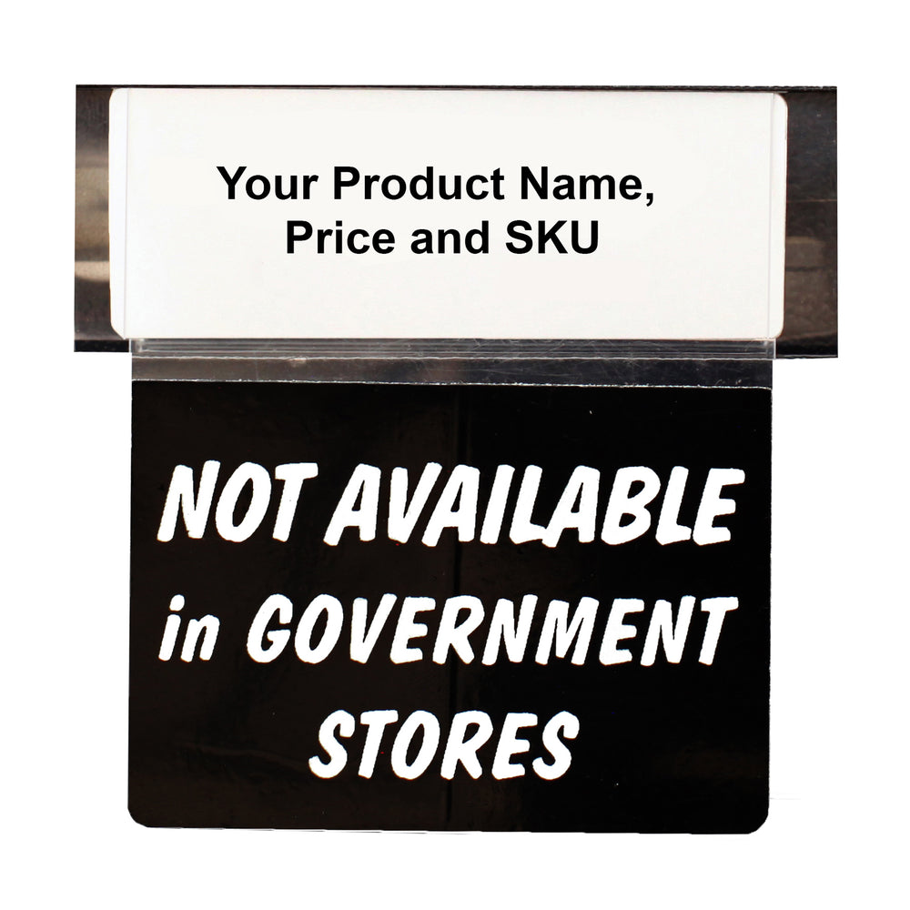 Not Available in Government Stores Reusable Promo Tags - image 1