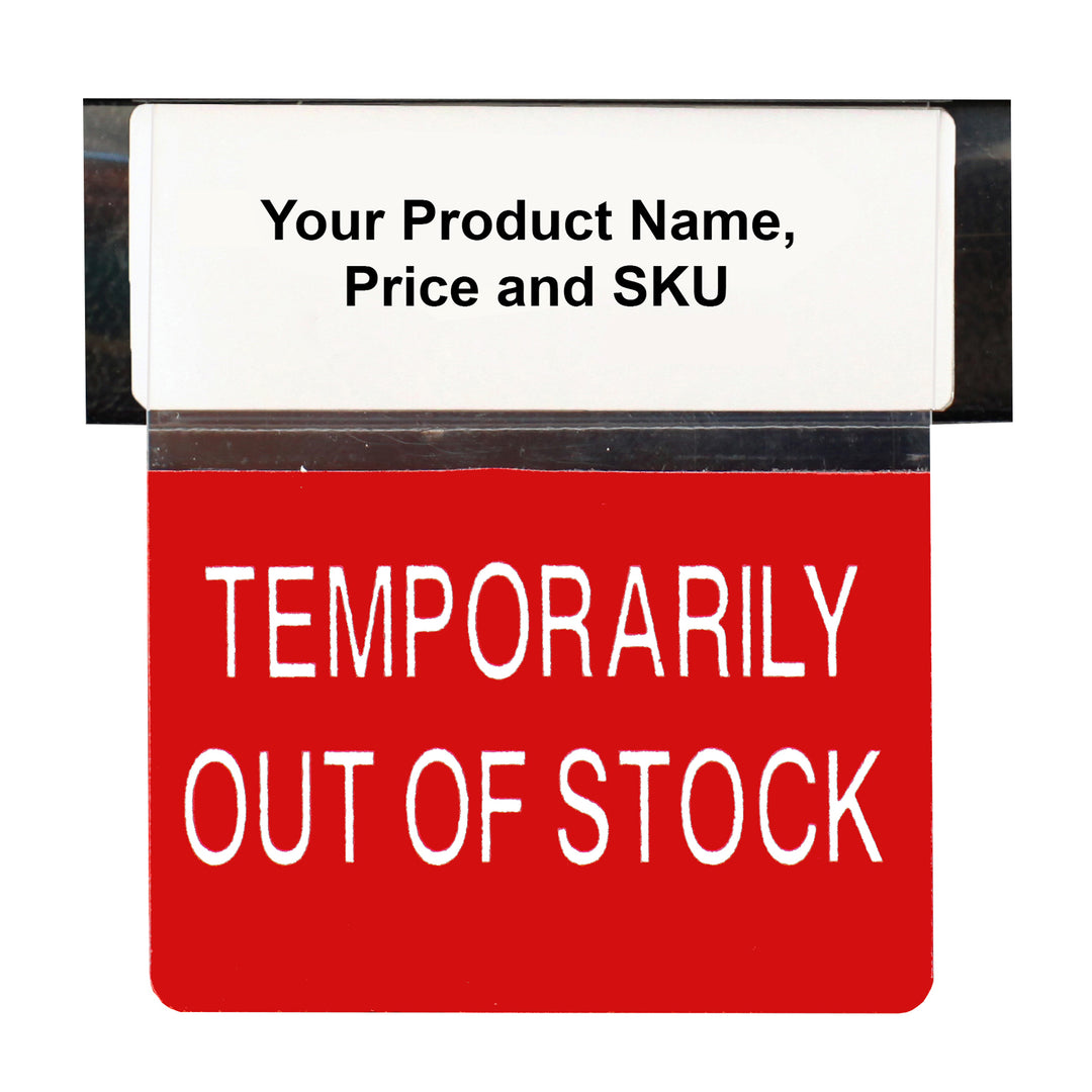 Temporarily Out of Stock Reusable Promo Tags - image 1