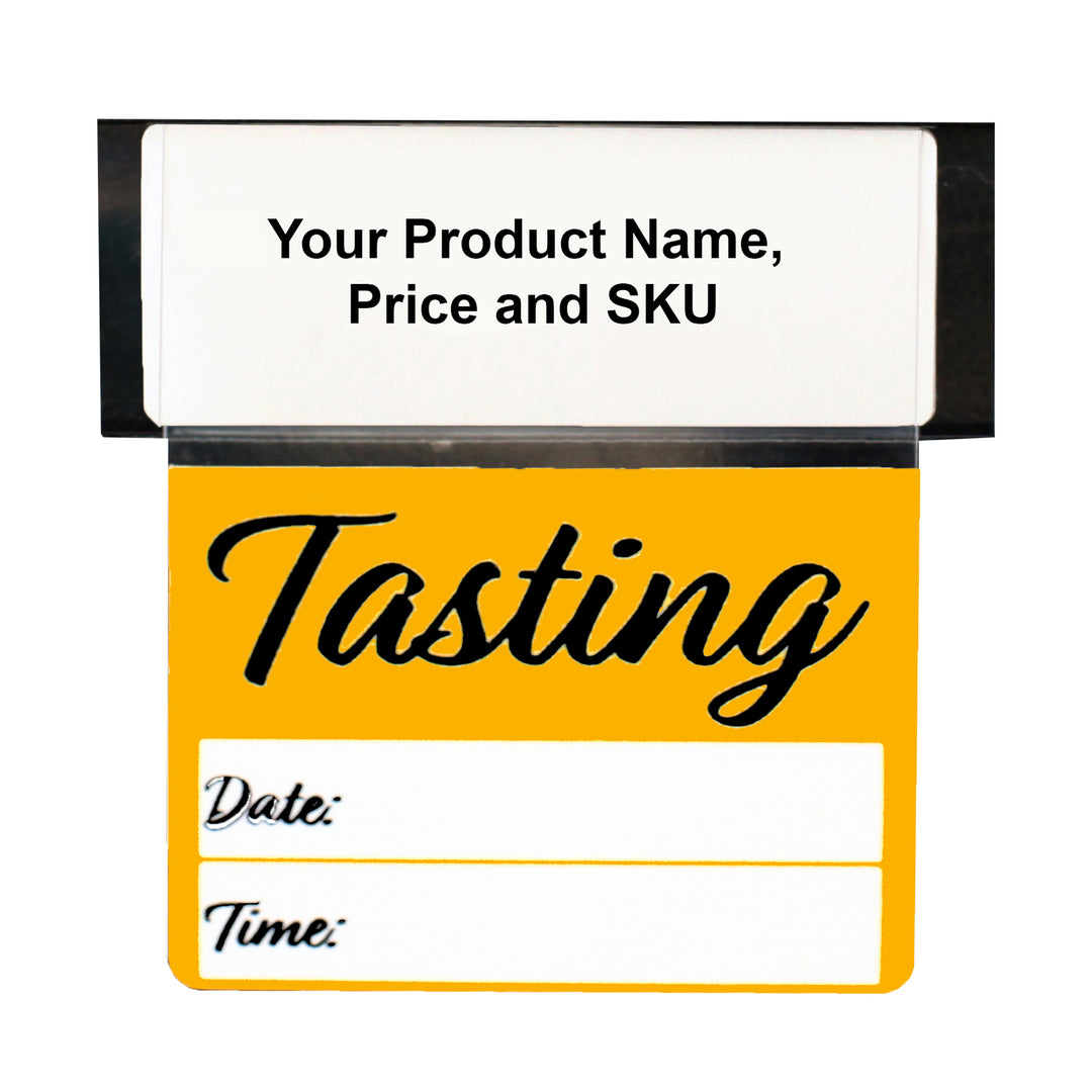 Tasting with Date/Time Reusable Promo Tags - image 1