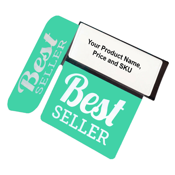 Best Seller with Right Angle Reusable Promo Tags