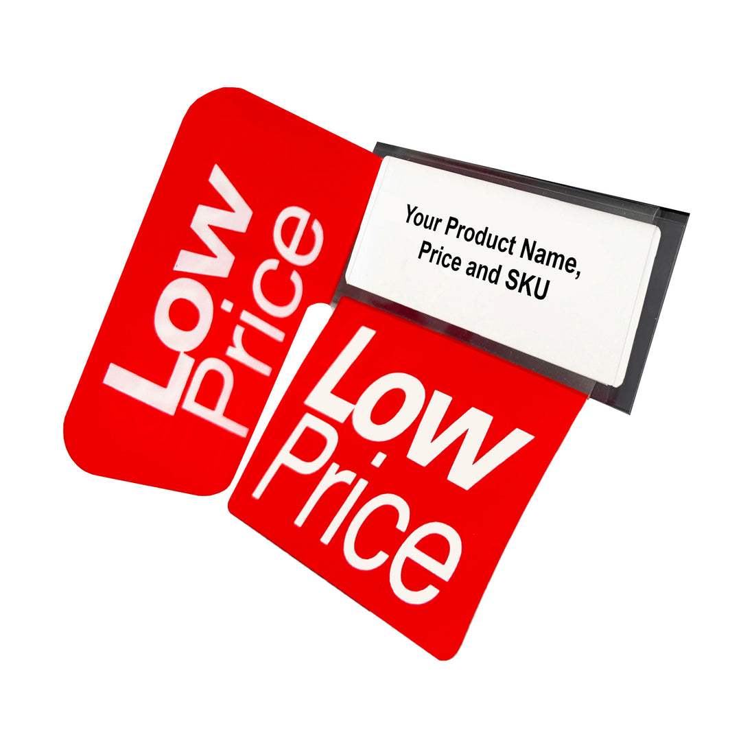 Low Price with Right Angle Reusable Promo Tags - image 1