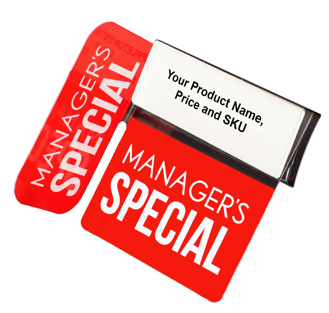 Manager's Special with Right Angle Reusable Promo Tags - image 1
