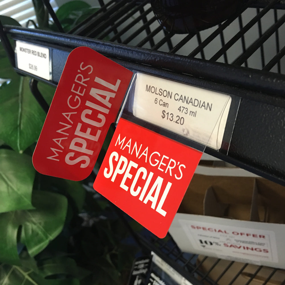 Manager's Special with Right Angle Reusable Promo Tags - B71-641 - image 2
