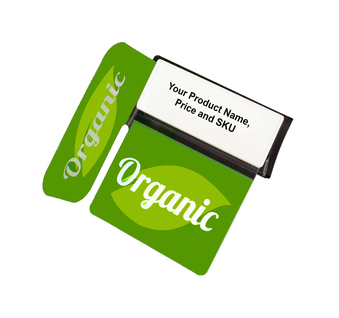 Organic with Right Angle Reusable Promo Tags - image 1
