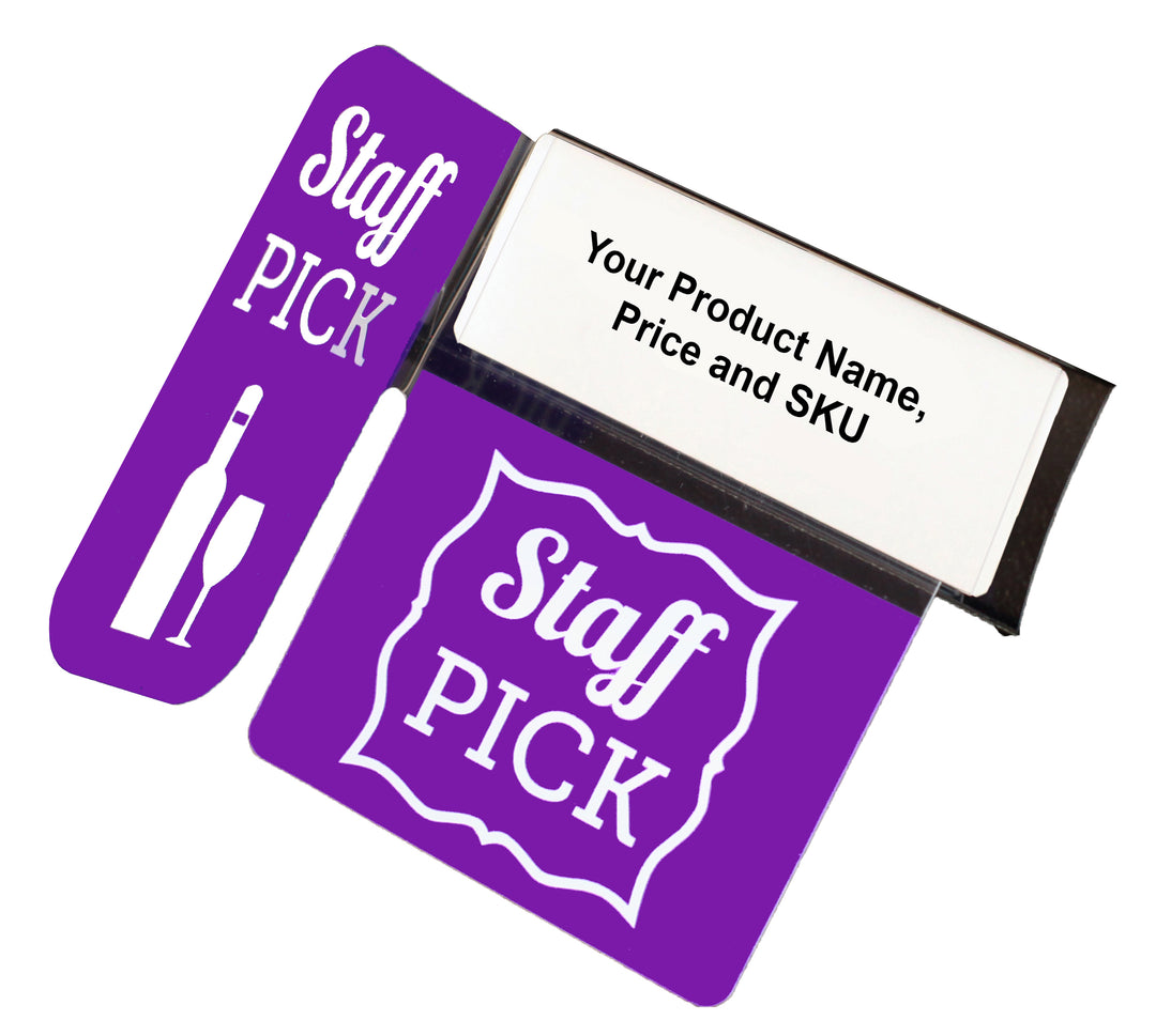 Staff Pick with Right Angle Reusable Promo Tags - image 1