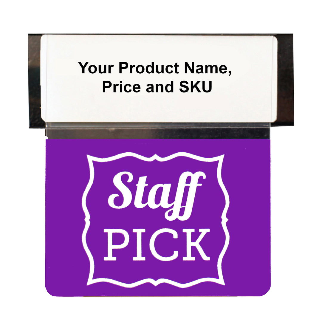 Staff Pick Reusable Promo Tags