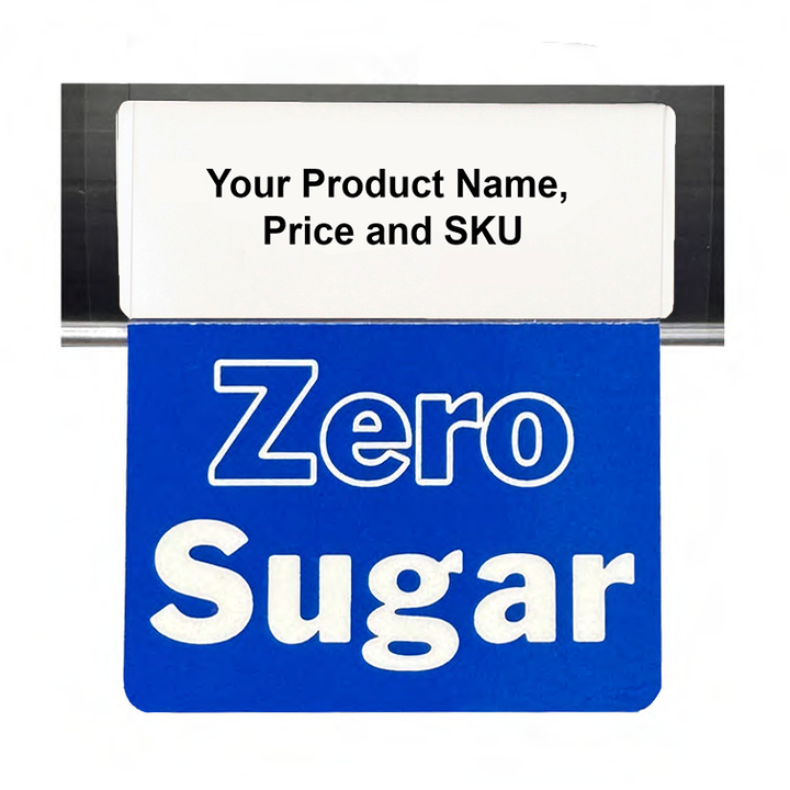 Zero Sugar Reusable Promo Tags