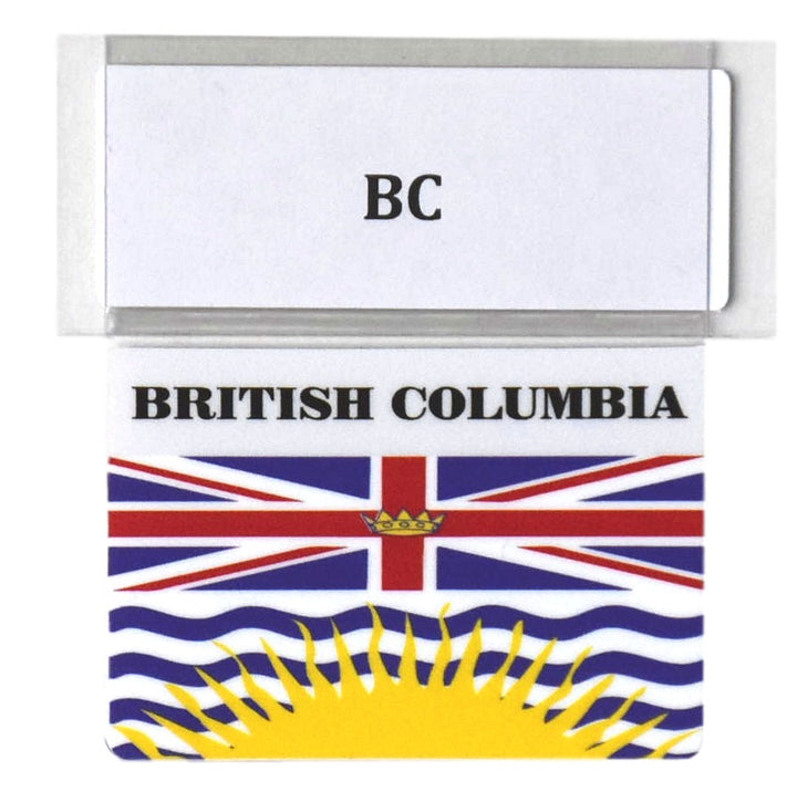 British Columbia Reusable Drop-Down Origin Flags