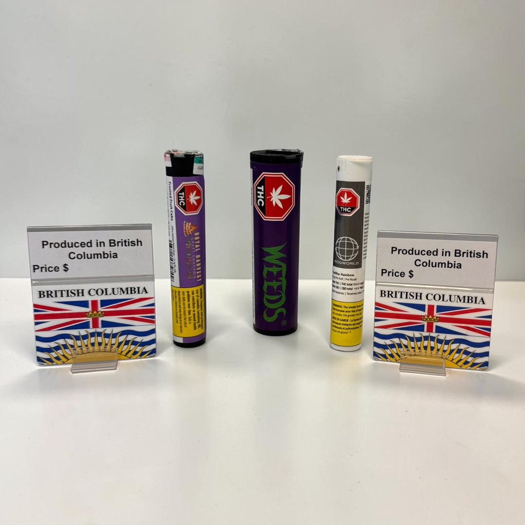 British Columbia Reusable Drop-Down Origin Flags