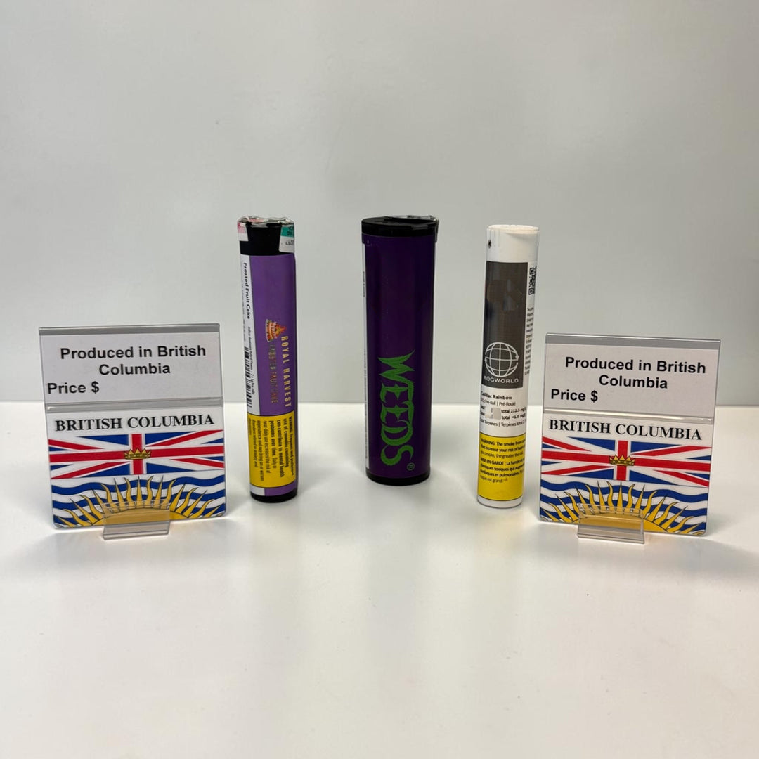 British Columbia Reusable Drop-Down Origin Flags