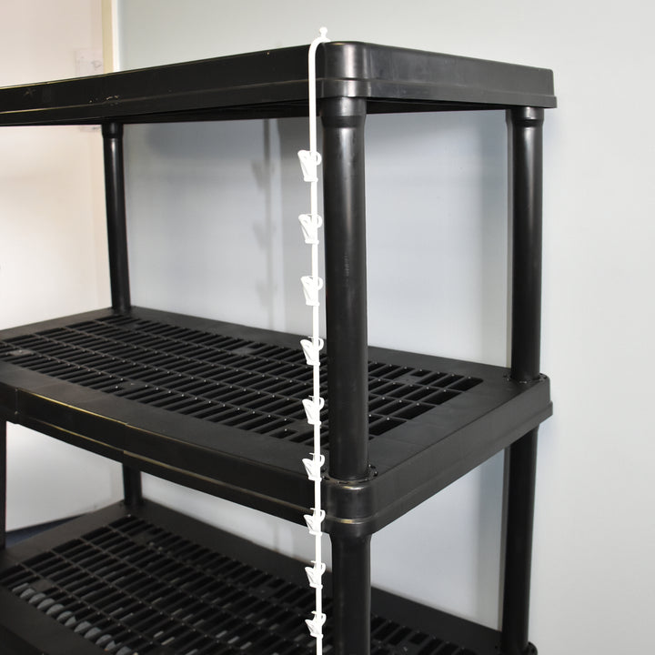Hanging Merchandise Stands-with White Metal Clips