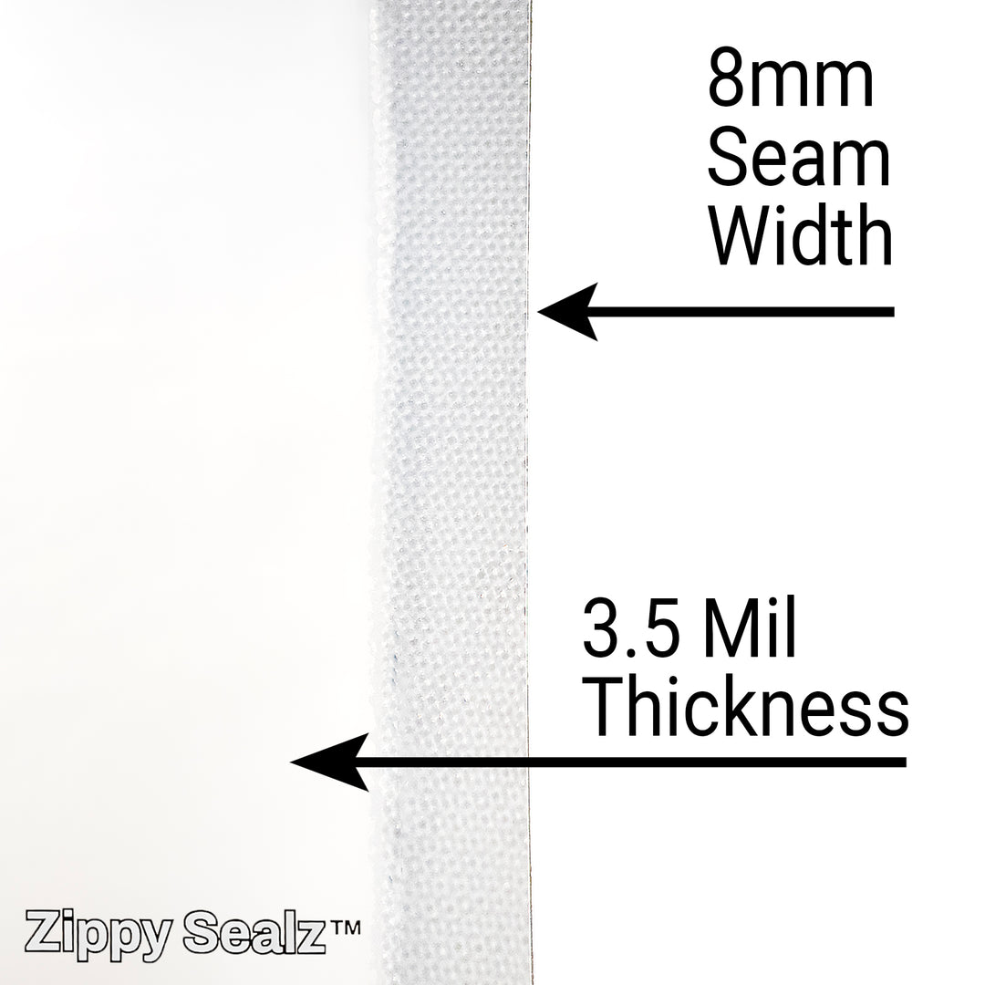 Zippy Sealz V 2.0 Smell Proof, Waterproof, Leakproof Floating Storage Bags 50 Bags/Box