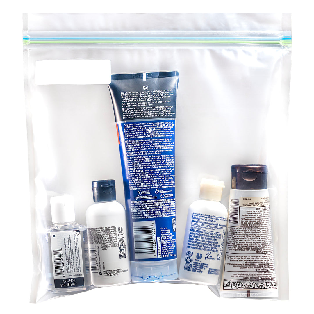 Zippy Sealz V 2.0 Outdoors Smell Proof, Waterproof, Leakproof, Floating Storage Bags 100/Box