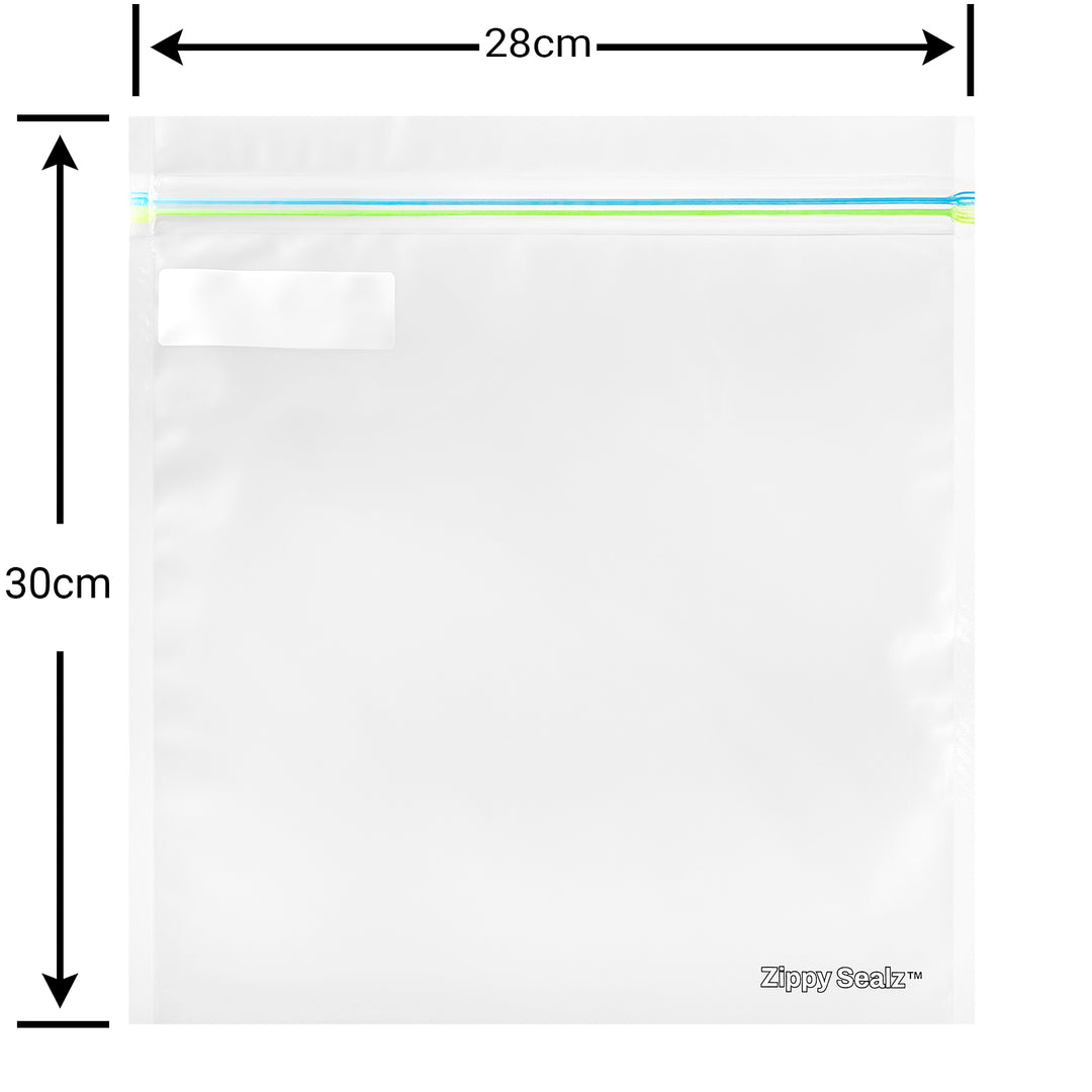 Zippy Sealz V 2.0 Smell Proof, Waterproof, Leakproof Floating Storage Bags 50 Bags/Box