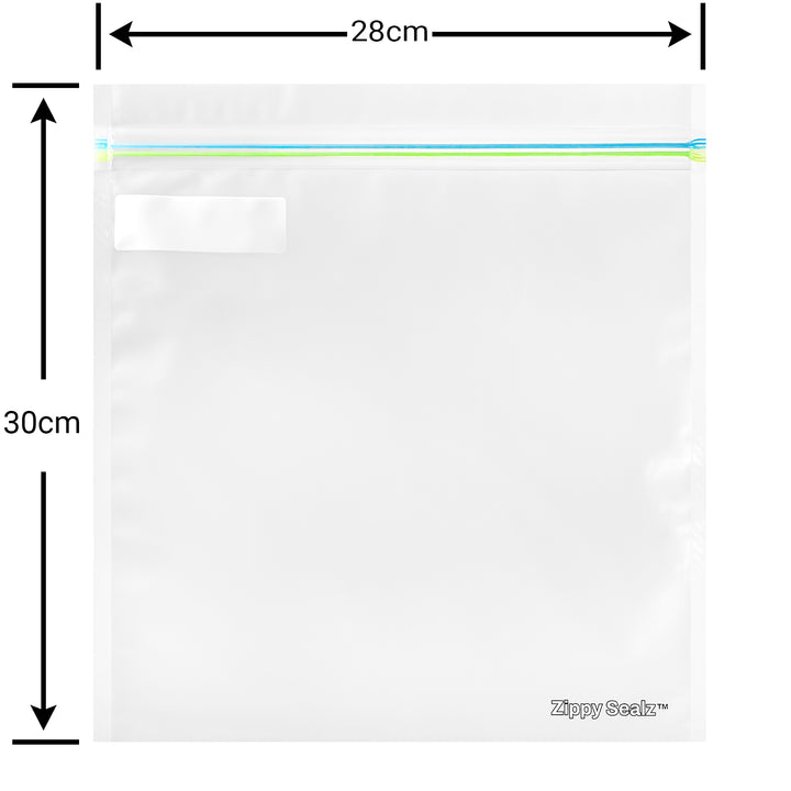 Zippy Sealz V 2.0 Smell Proof, Waterproof, Leakproof Floating Storage Bags 50 Bags/Box