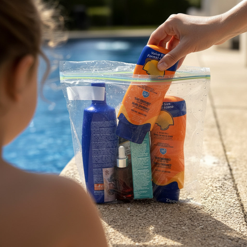 Zippy Sealz V 2.0 Outdoors Smell Proof, Waterproof, Leakproof, Floating Storage Bags 100/Box