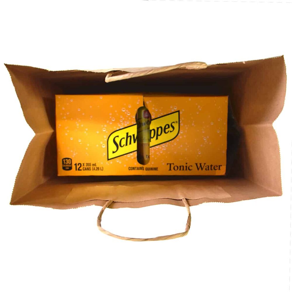 Paper Shopping Bags with Twisted Handles    Kraft  Case paper bags B