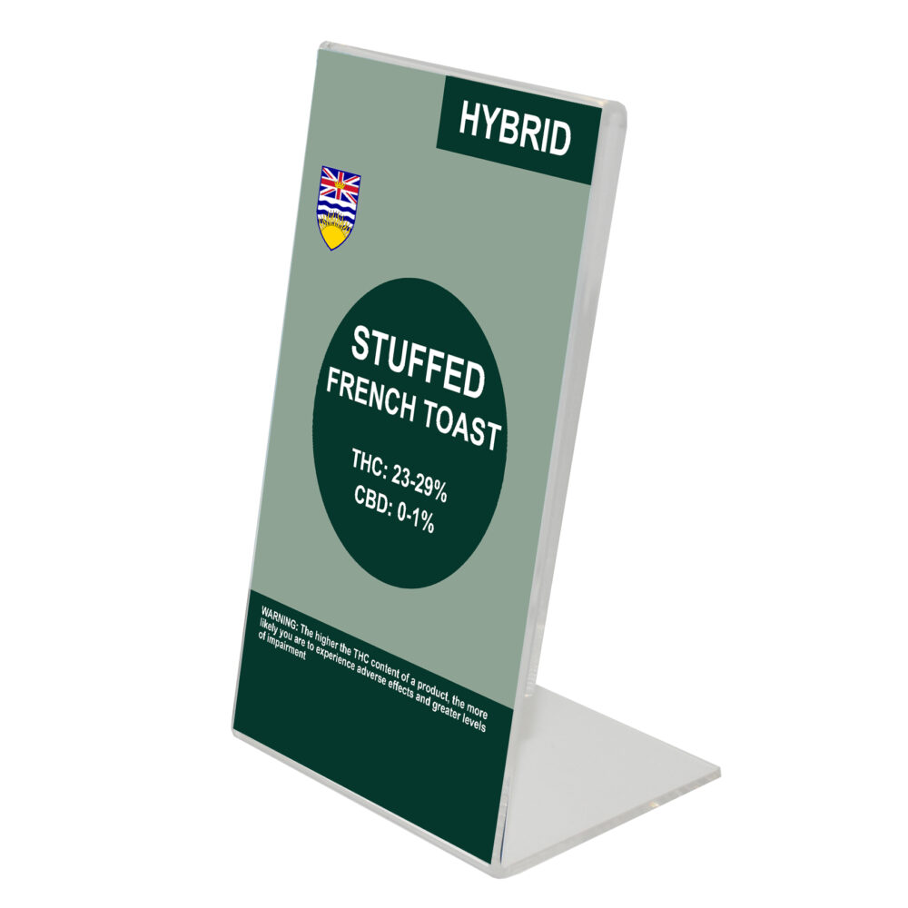 Countertop Plexi Sign Holders