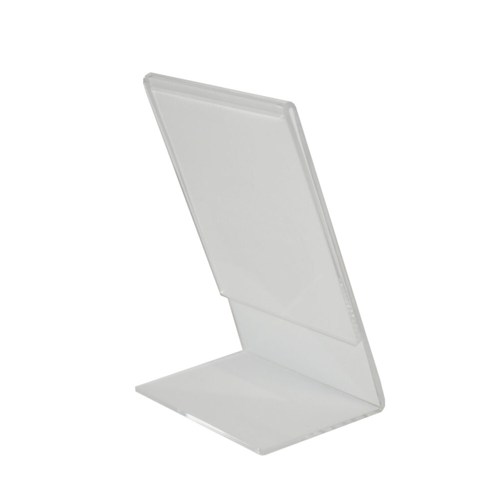 Countertop Plexi Sign Holders 5″ W x 7″ H